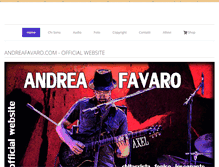 Tablet Screenshot of andreafavaro.com